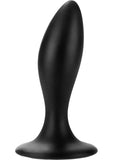 Dr Joel Kaplan Silicone Prostate Probe Anal Plug Black 4 Inch