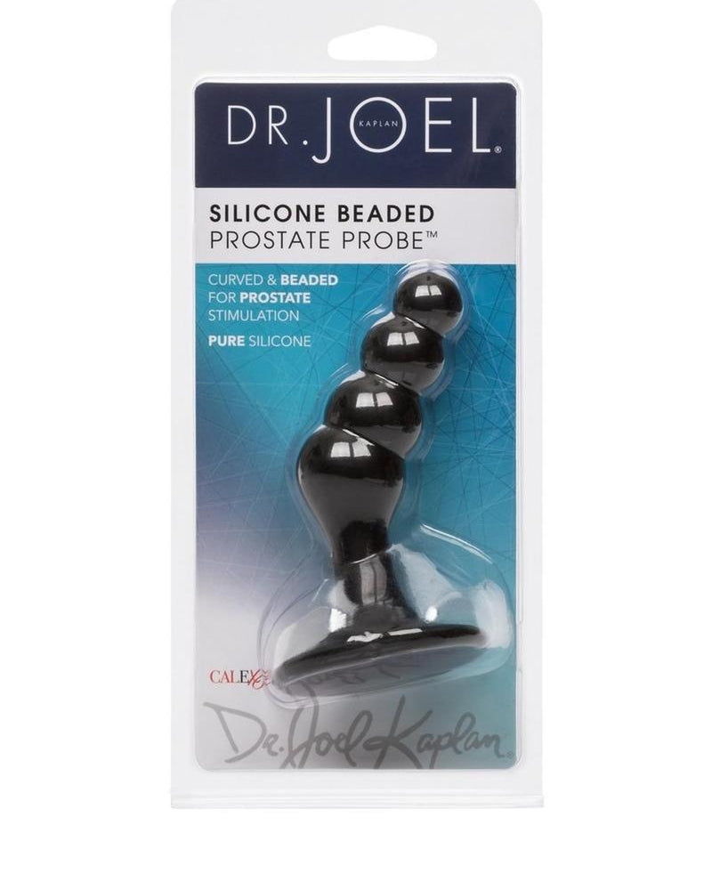 Tapón anal graduado de silicona para próstata Dr Joel Kaplan, color negro, 4 pulgadas