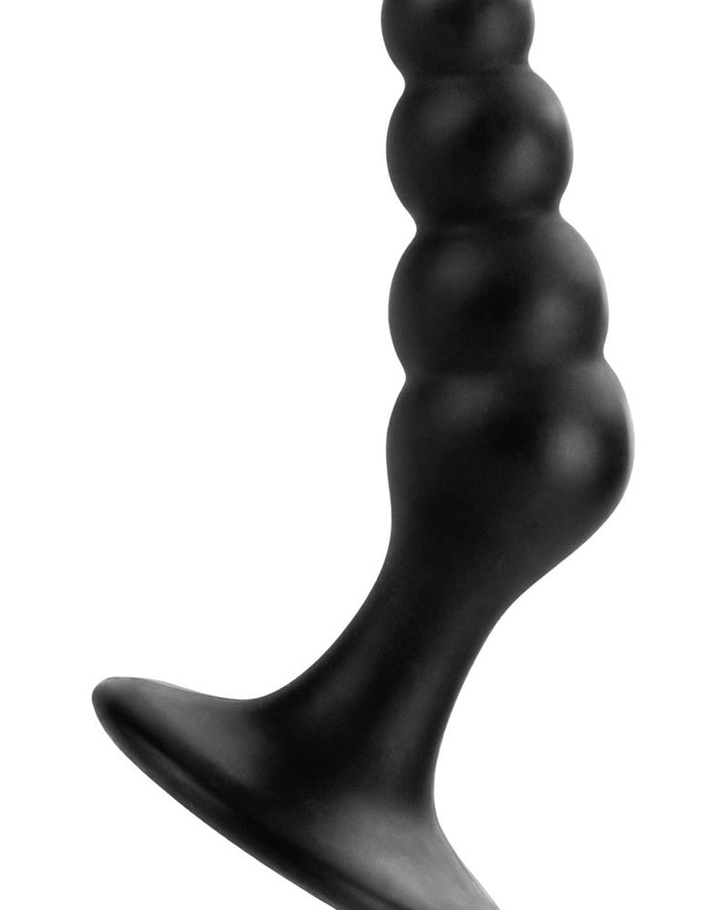 Tapón anal graduado de silicona para próstata Dr Joel Kaplan, color negro, 4 pulgadas