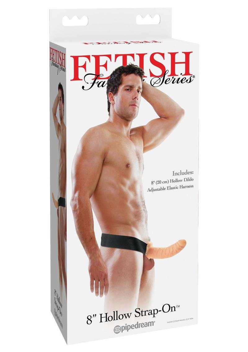 Fetish Fantasy - Correa hueca ajustable de 20 cm color carne