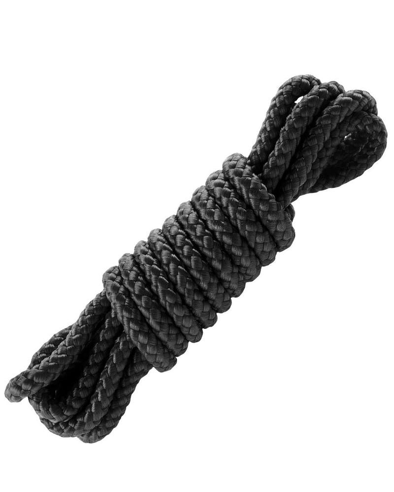 Fetish Fantasy Mini Silk Rope Black 6 Feet