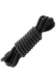 Fetish Fantasy Mini Silk Rope Black 6 Feet