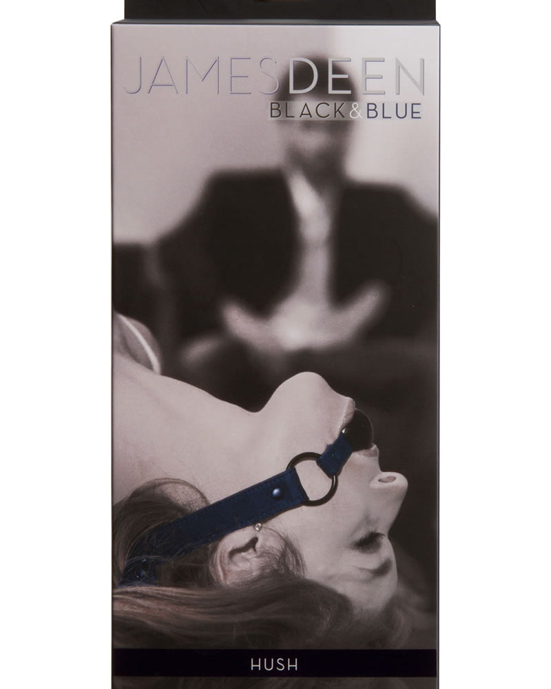 Mordaza de bola silenciosa negra y azul de James Deen
