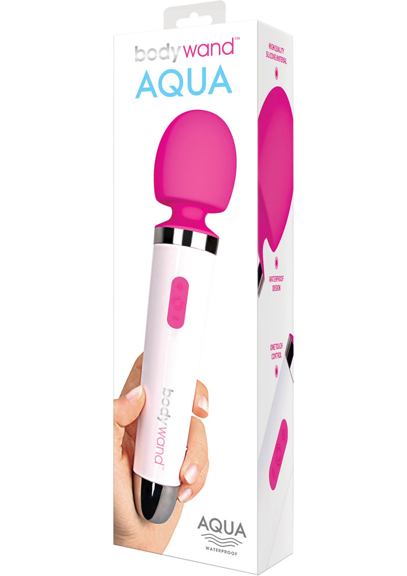 Masajeador de silicona Bodywand Aqua resistente al agua