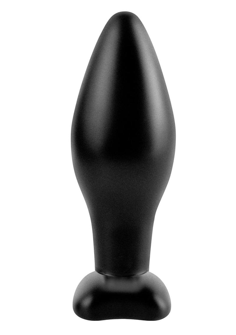 Anal Fantasy Collection Medium Silicone Plug Kit Black 4.25 Inch