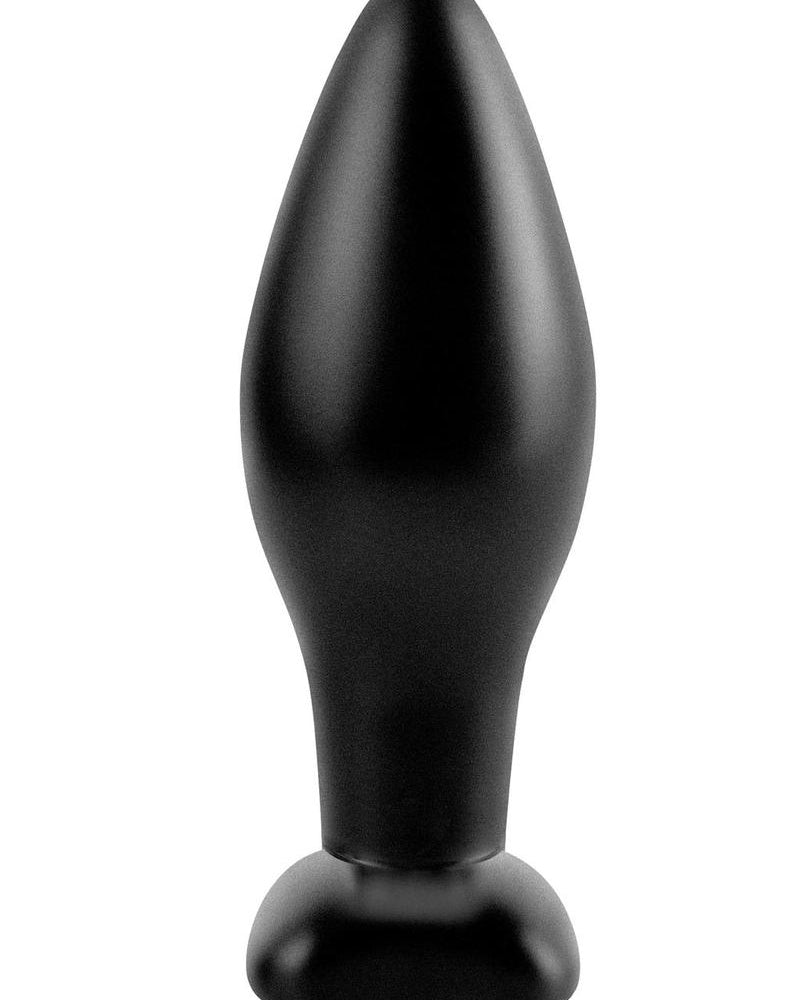 Anal Fantasy Collection Medium Silicone Plug Kit Black 4.25 Inch