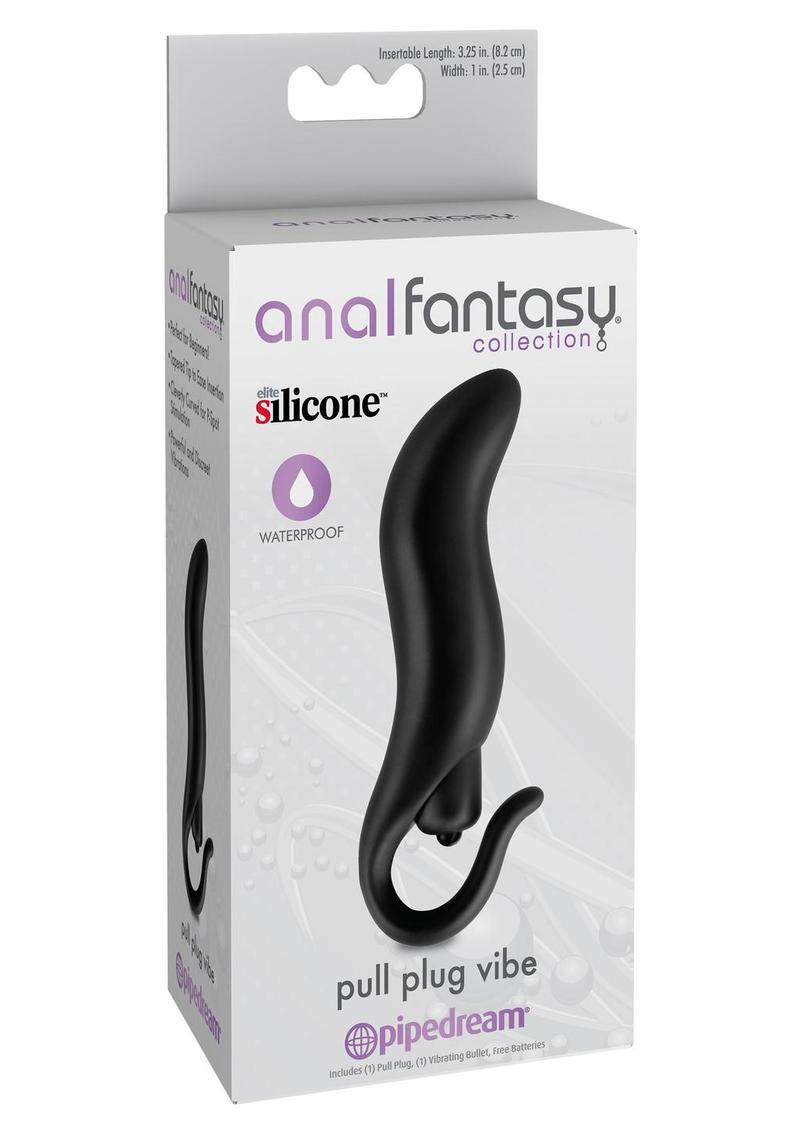 Tapón anal de silicona resistente al agua, color negro, 3,25 pulgadas, colección Anal Fantasy