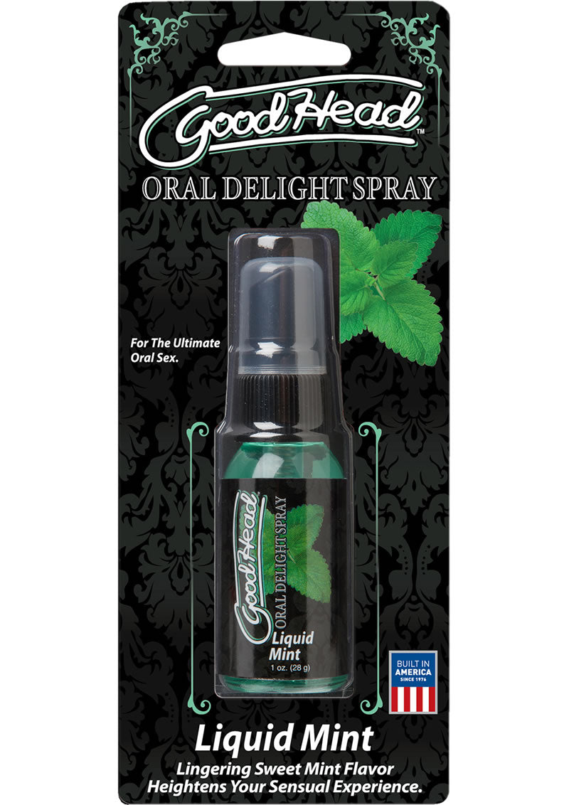 Spray líquido de menta Goodhead Oral Delight de 1 onza