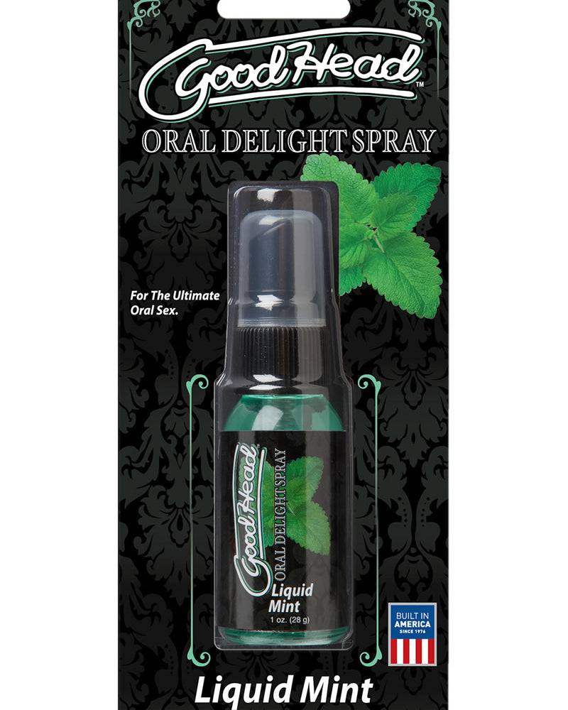 Spray líquido de menta Goodhead Oral Delight de 1 onza