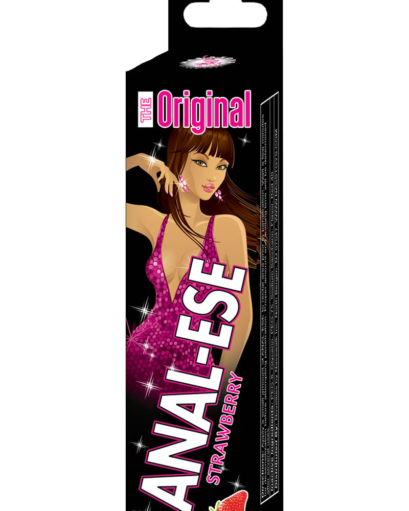 Gel anal desensibilizante con sabor a fresa Anal-ese, 0,5 onzas
