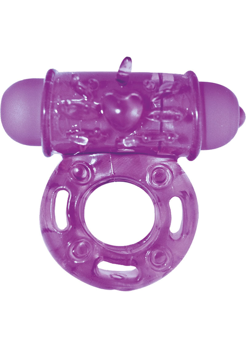 Anillo para el pene Hero Dynamic Scream Maker resistente al agua, morado