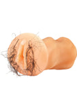 Hairy Anna Travel Pussy Masturbator Waterproof Flesh 5.5 Inch