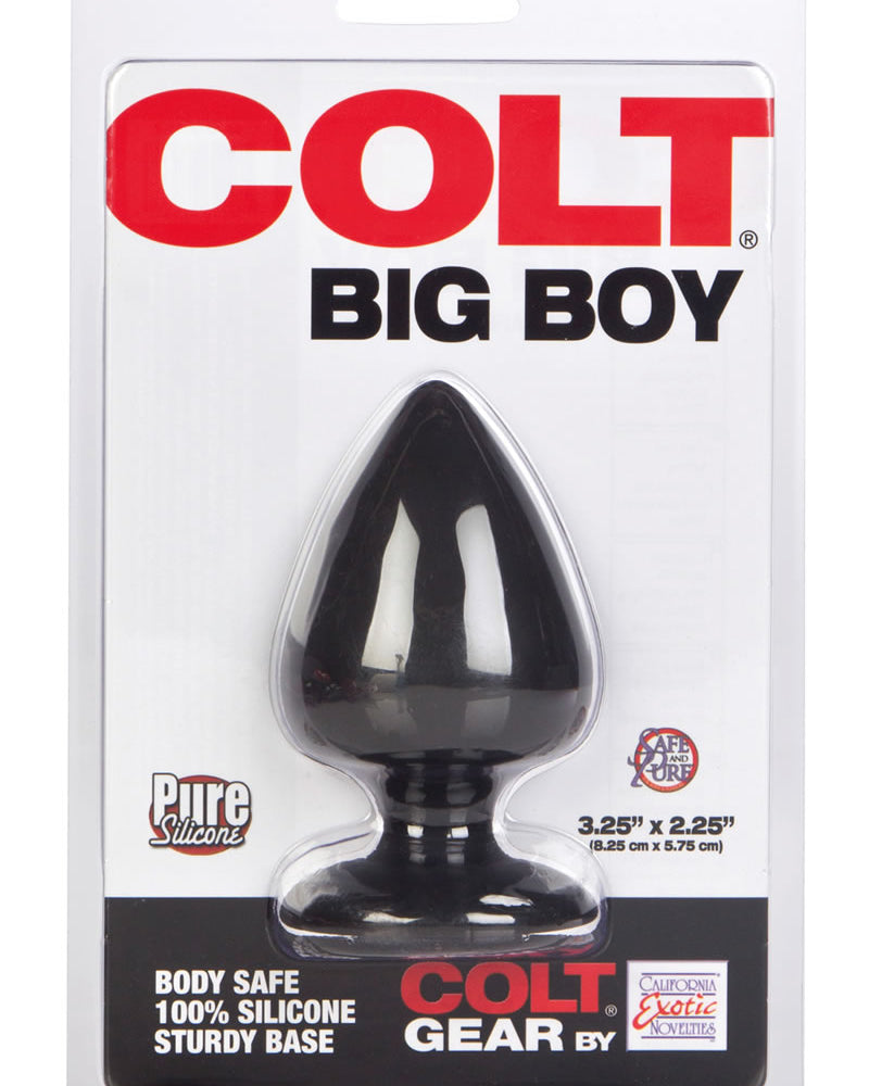 Colt Big Boy Silicone Anal Plug Black 3.25 Inch