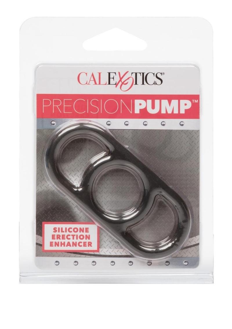 Anillo de silicona para el pene con potenciador de la erección Precision Pump, color humo