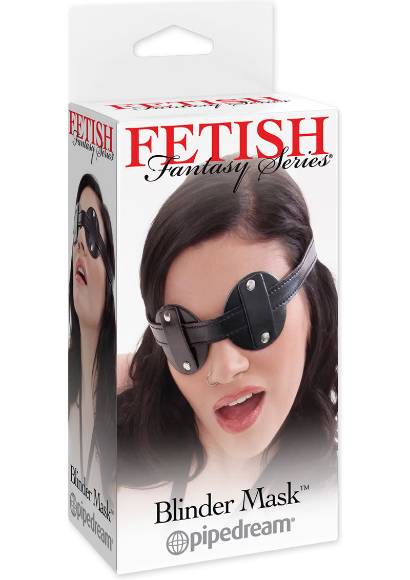 Fetish Fantasy Series Vinyl Blinder Mask Black