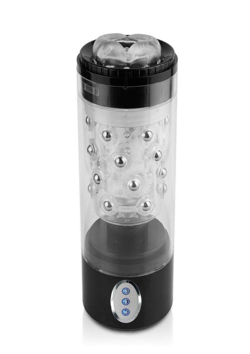 Pipedream Extreme Roto Bator Ass Masturbator Clear 9.5 Inch