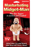 Hombre enano masturbándose