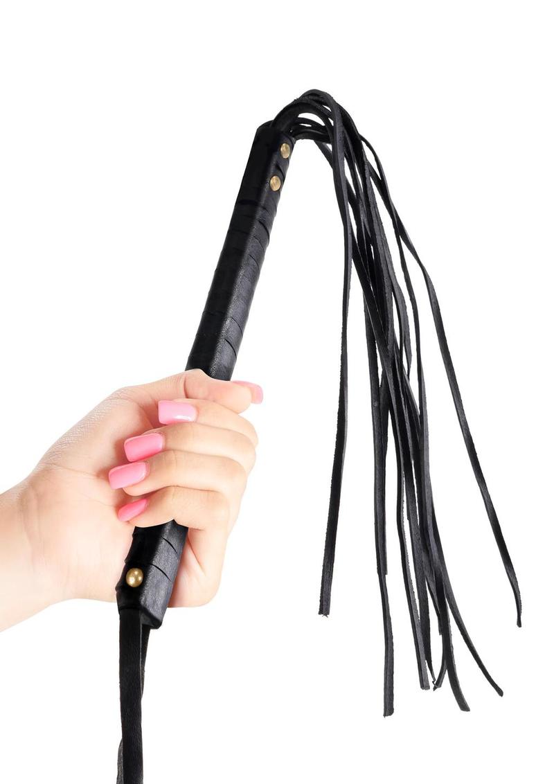 Serie Fetish Fantasy, azotador negro de 20 pulgadas para principiantes
