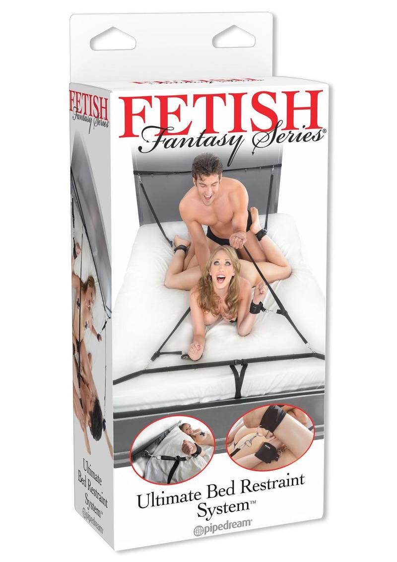 Fetish Fantasy Ultimate Bed Restraint System Black