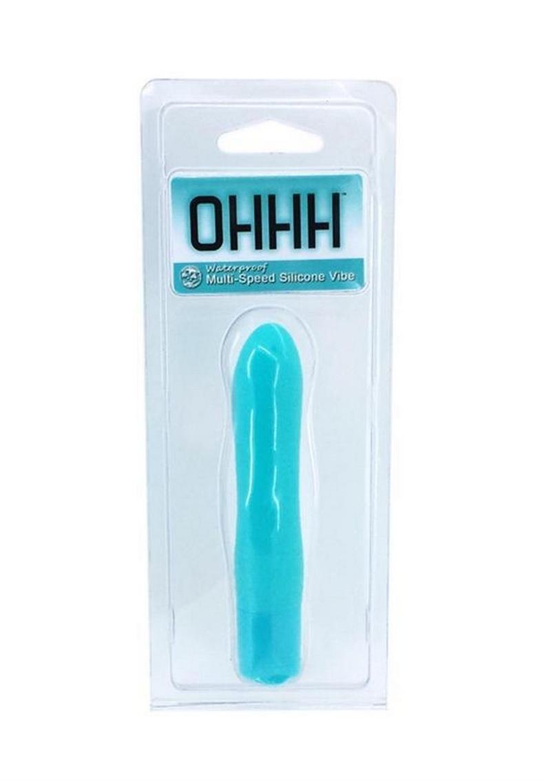 Pure Touch Multi Speed Silicone Vibe Waterproof Teal 4.25 Inch