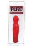 Pure Carress Multi Speed Silicone Vibe Waterproof Coral 4.25 Inch