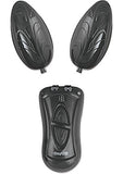 Ebony and Ivory Dual Vibrating Remote Control Eggs Black