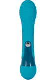 Key Virgo Silicone Body Massager Waterproof Robin Egg Blue 8.5 Inch