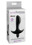 Anal Fantasy Collection Vibrating Perfect Silicone Plug Waterproof Black 3.5 Inch