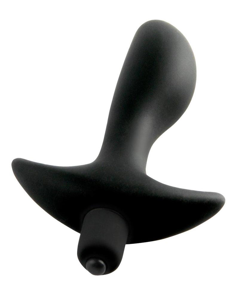 Tapón vibrador de silicona Anal Fantasy Collection, resistente al agua, color negro, 3,5 pulgadas