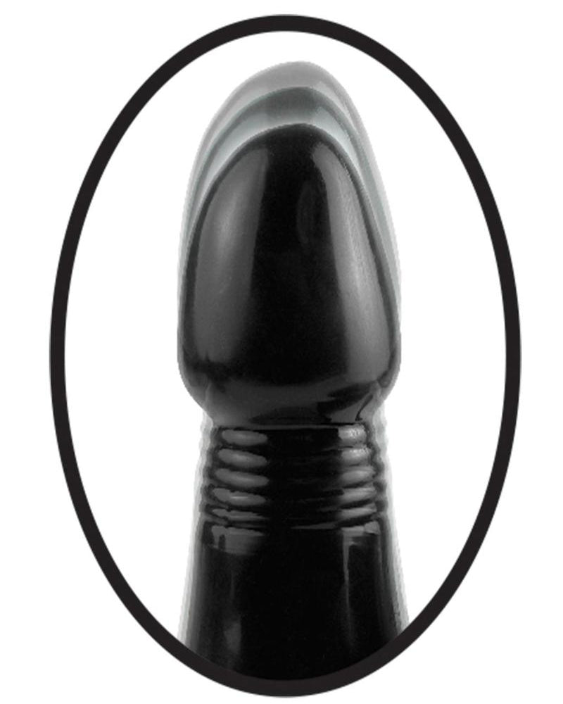 Anal Fantasy Collection Vibrating Thruster Silicone Vibe Waterproof Black 5.5 Inch