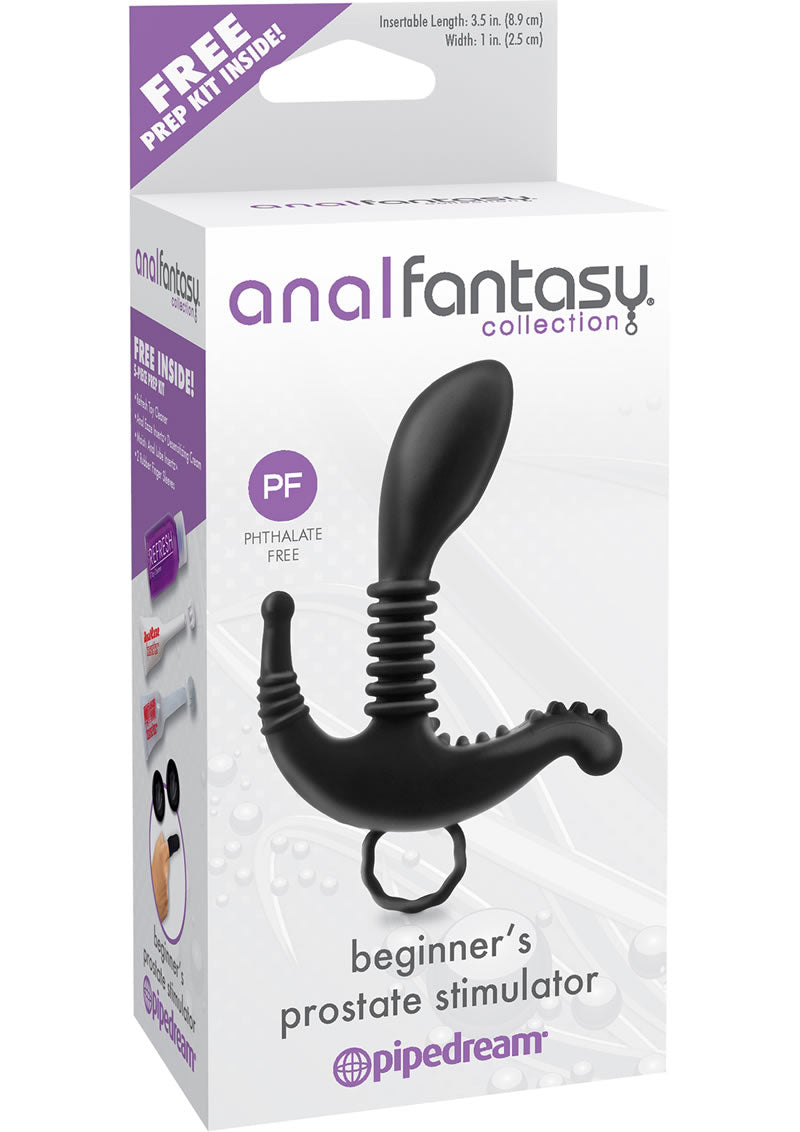 Anal Fantasy - Colección de estimuladores de próstata para principiantes - Negro