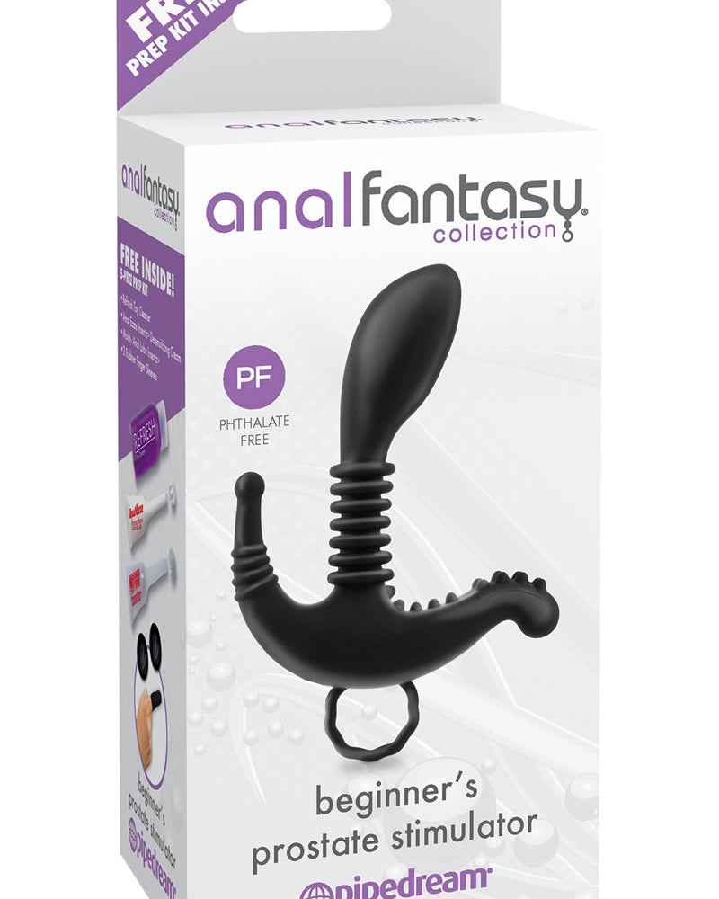 Anal Fantasy - Colección de estimuladores de próstata para principiantes - Negro