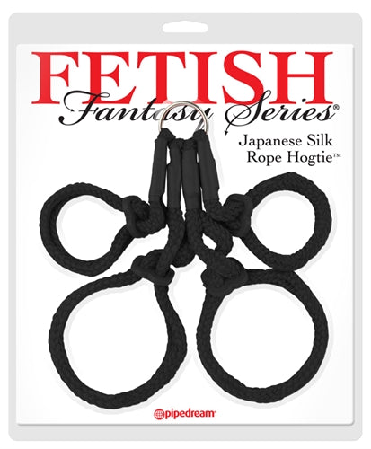 "Fetish Fantasy Series Japanese Silk Rope Hogtie - Black PD3815-23"