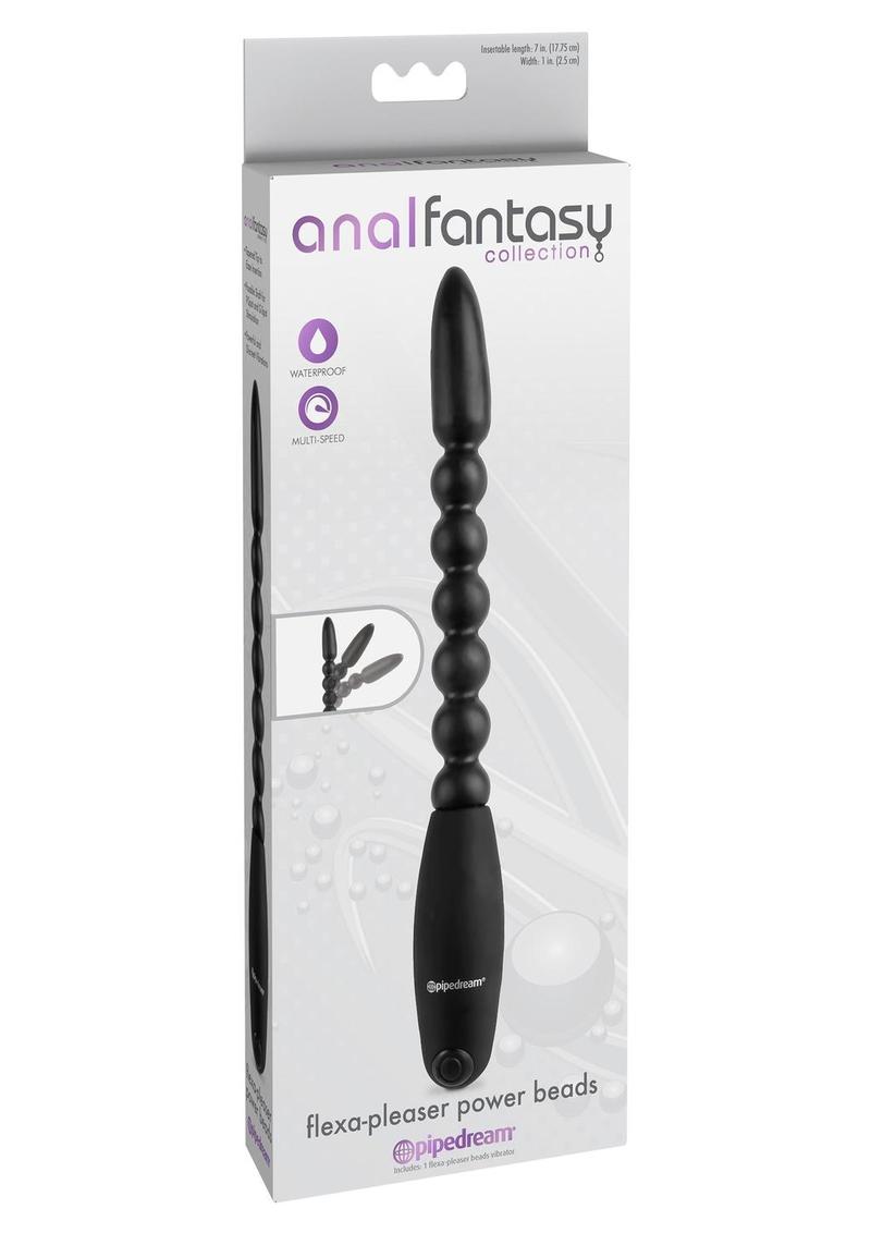 Anal Fantasy - Collection Flexa Pleaser Power Beads Waterproof - Black