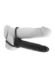 Anal Fantasy - Collection Double Trouble Strap On Cockring - Black