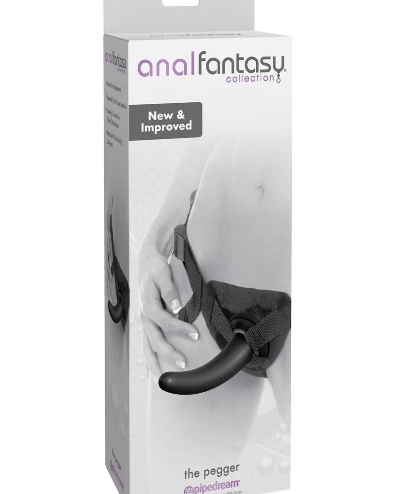 Colección Anal Fantasy The Pegger Strap On Negro 4,75 Pulgadas