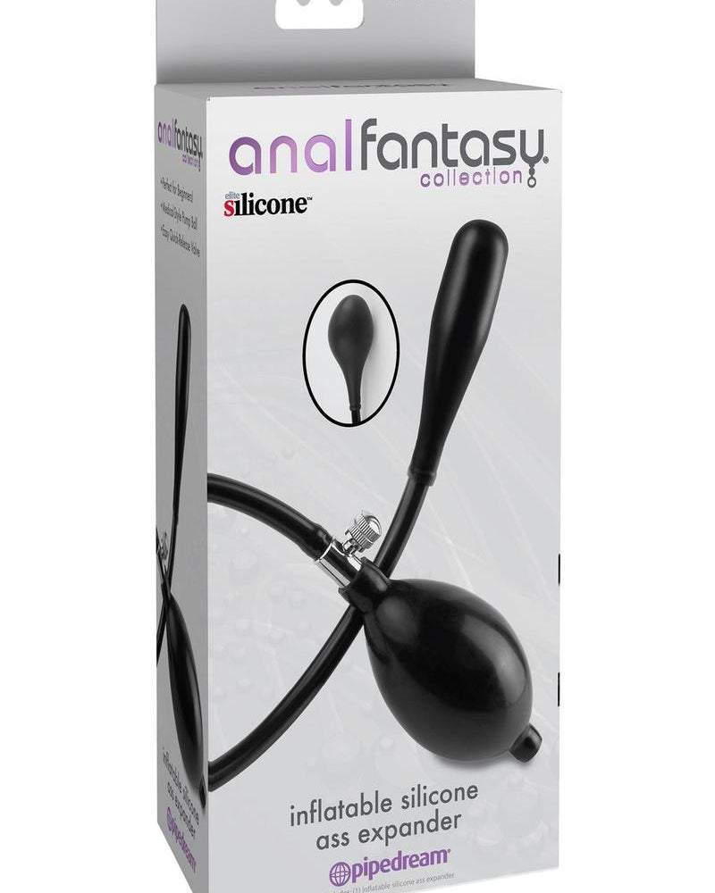 Expansor de culo inflable de silicona de 3 pulgadas de la colección Anal Fantasy