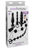 Anal Fantasy Collection Silicone Deluxe Fantasy Kit Waterproof Black