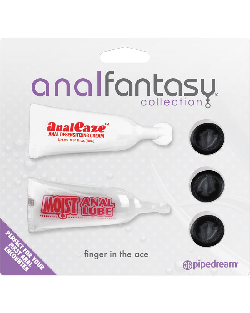 Colección Anal Fantasy Finger In The Ace Kit Negro