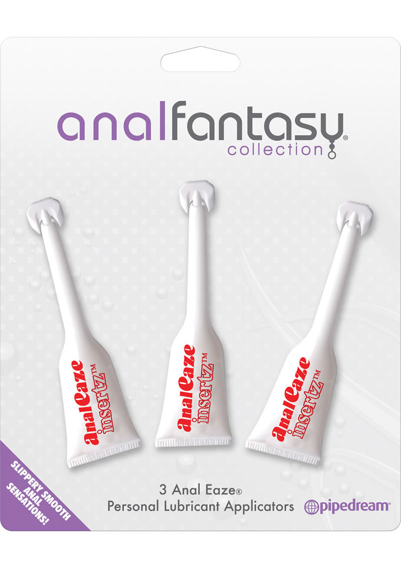 Aplicadores de lubricante personal Anal Fantasy Collection Anal Eaze, 3 unidades por paquete