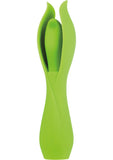 Lust L6 Silicone Rechargeable Vibe Waterproof Green 8 Inch