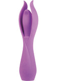 Lust L6 Silicone Rechargeable Vibe Waterproof Purple 8 Inch