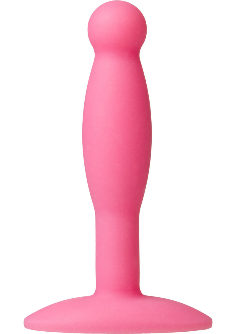 Tapón anal pequeño de silicona premium Platinum The Minis, rosa, 3 pulgadas