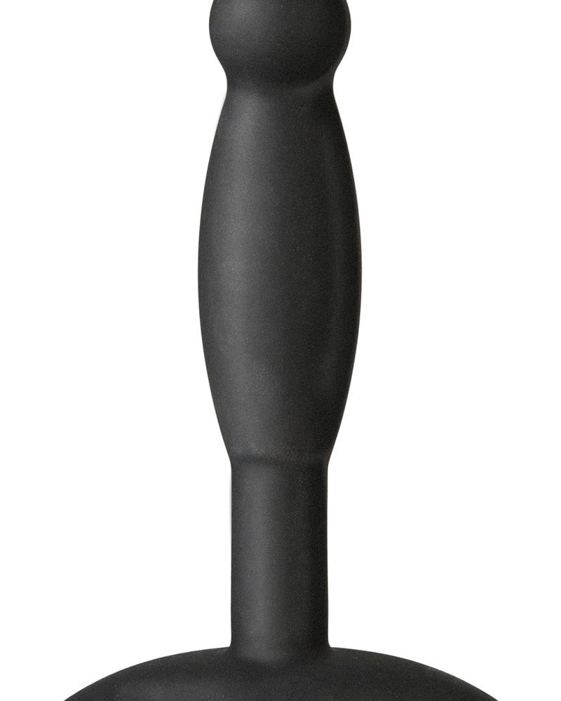 Platinum Premium Silicone The Minis Medium Anal Plug Black 3.6 Inch