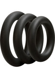 Optimale 3 Silicone C-Ring Set Thick Black