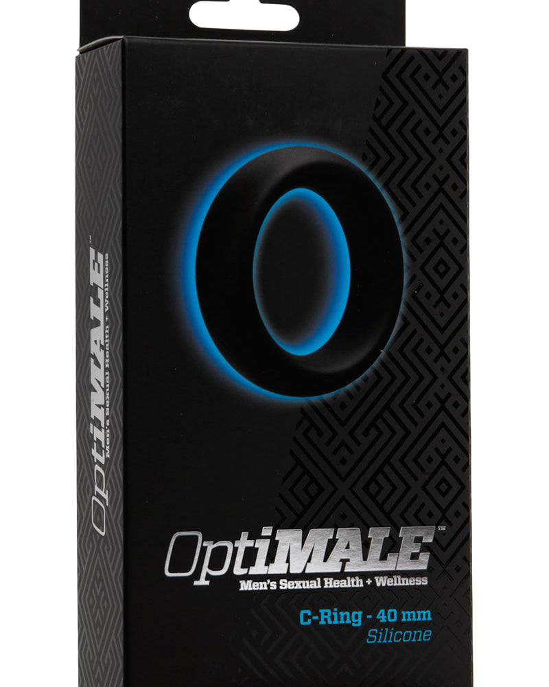 Optimale Silicone C-Ring Black 40 Millimeter