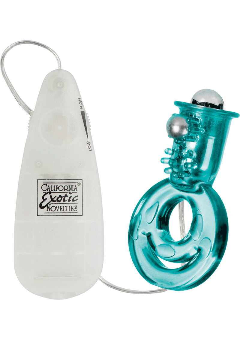 Control remoto con cuentas y carga superior de Up Hook It Up con doble anilla en color verde azulado