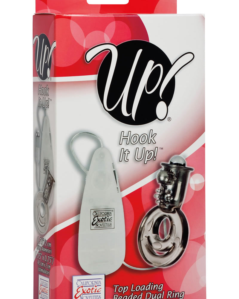 Up Hook It Up - Lámpara de carga superior con cuentas y doble anillo para fumar