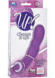 Masajeador vibrador de silicona Up Change It Up con 10 funciones, resistente al agua, morado, 4,5 pulgadas