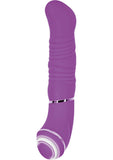 Masajeador vibrador de silicona Up Mix It Up con 10 funciones, resistente al agua, morado, 4,75 pulgadas